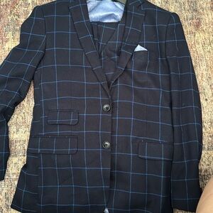 Isaac mizarhi boys plaid suit size 12